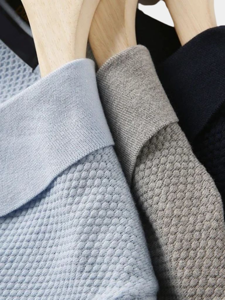 Old Money Cotton Polo Shirt - Crown & Cuff