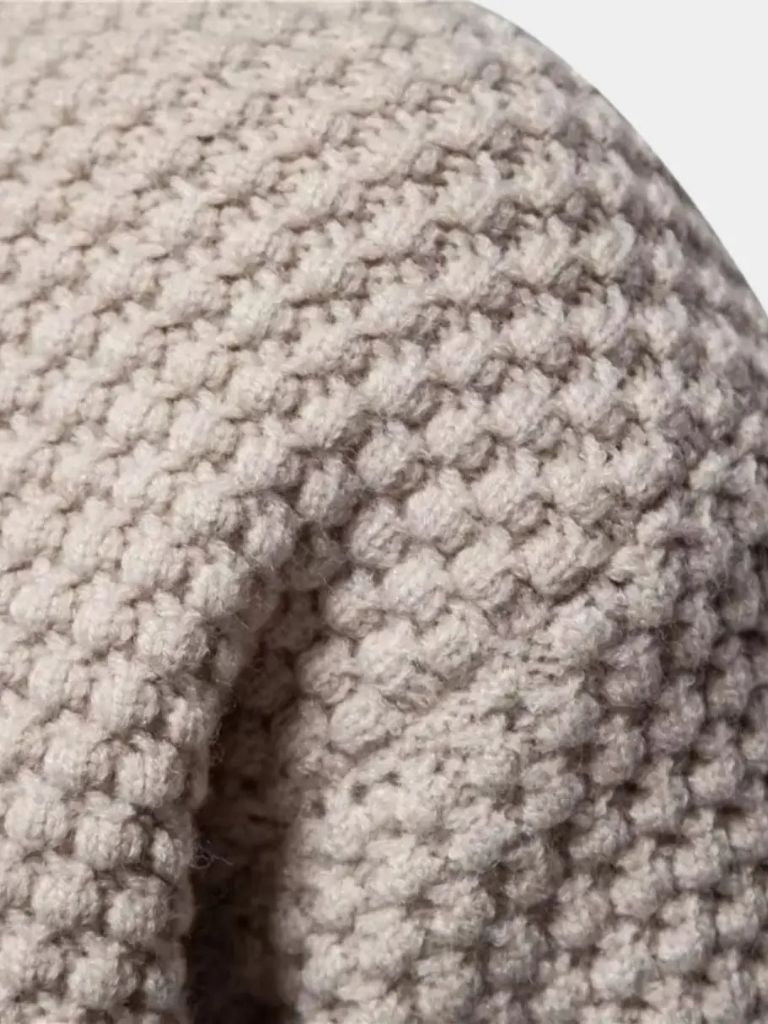 Old Money Textured Pullover - Crown & Cuff