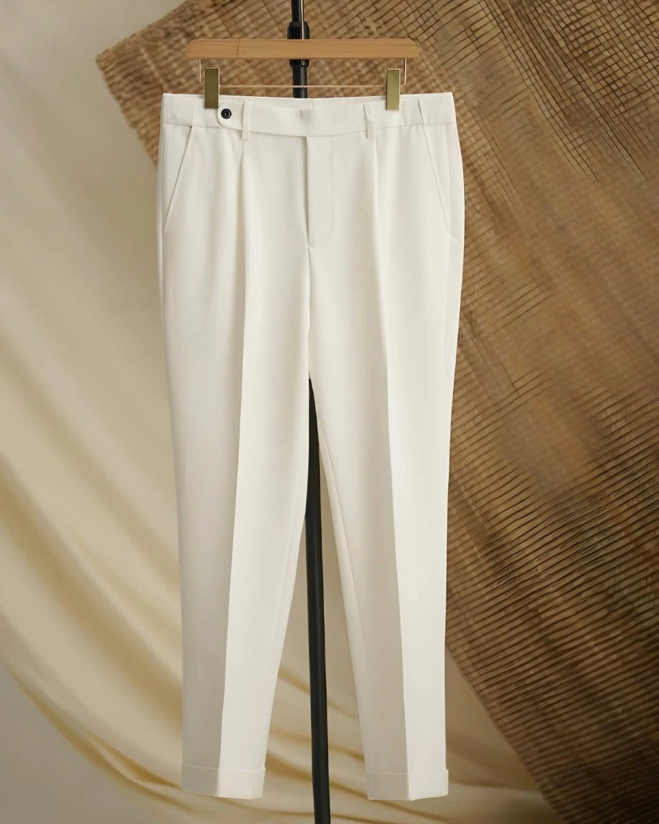 Premium Classic Elastic Trousers - Crown & Cuff