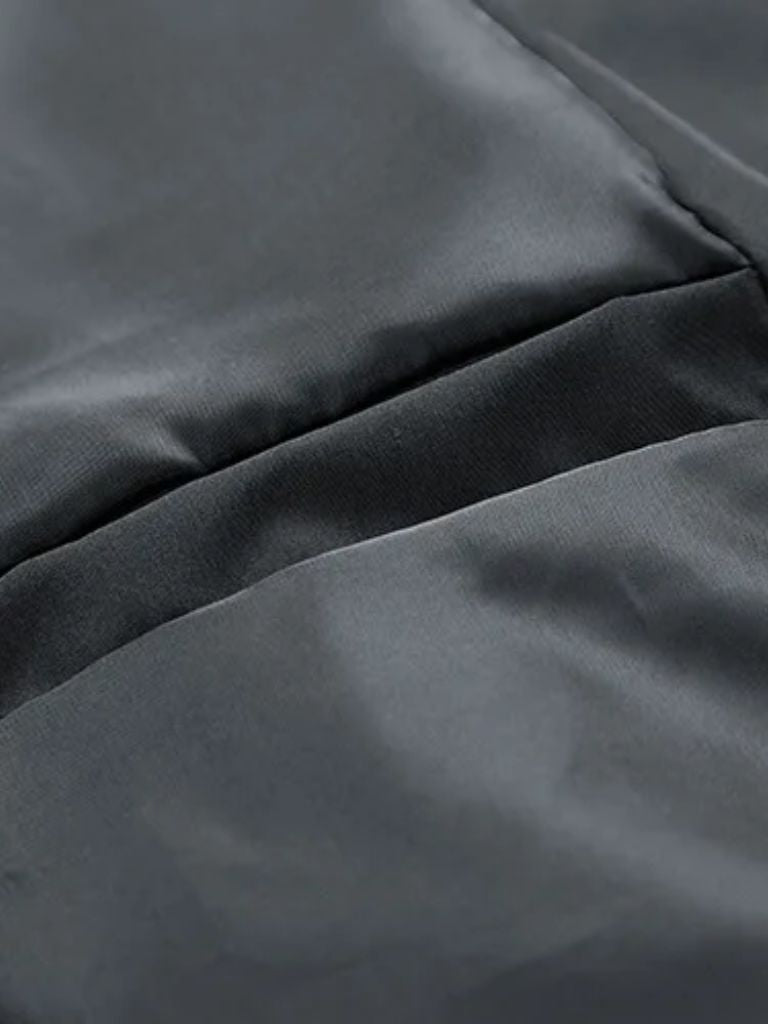 Sherpa Sleeves Padded Bomber Jacket - Crown & Cuff