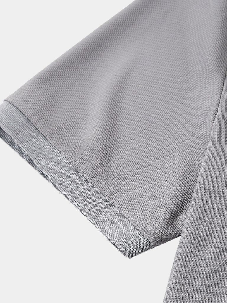 Steel Grey Polo – Crown & Cuff