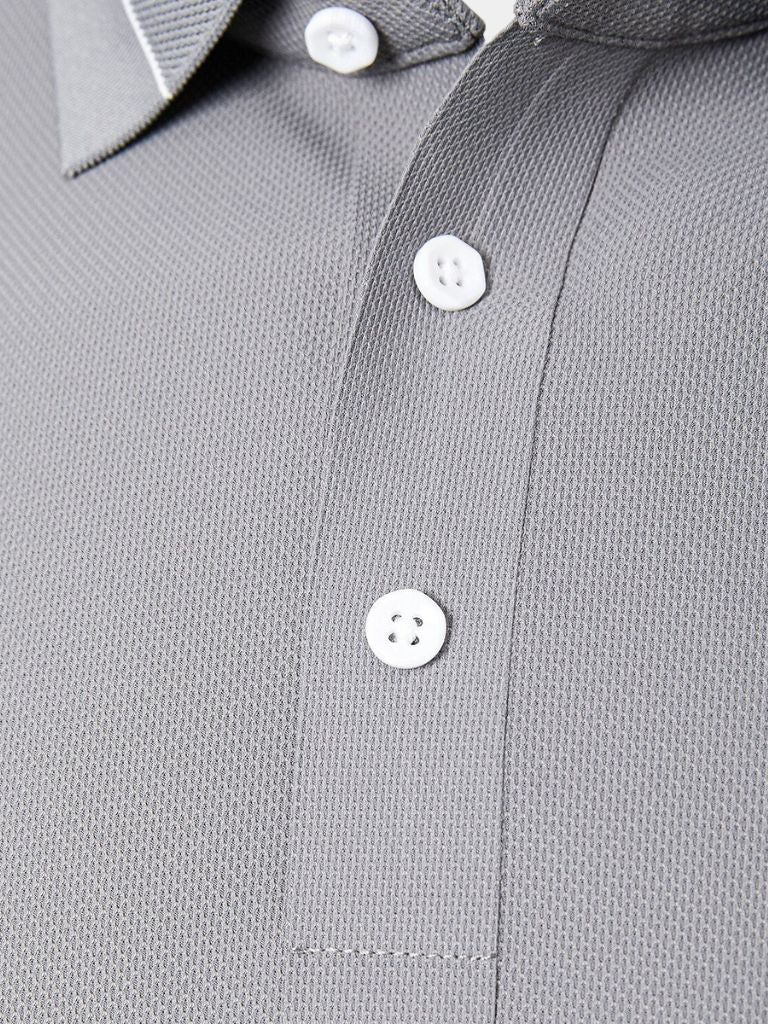 Steel Grey Polo – Crown & Cuff