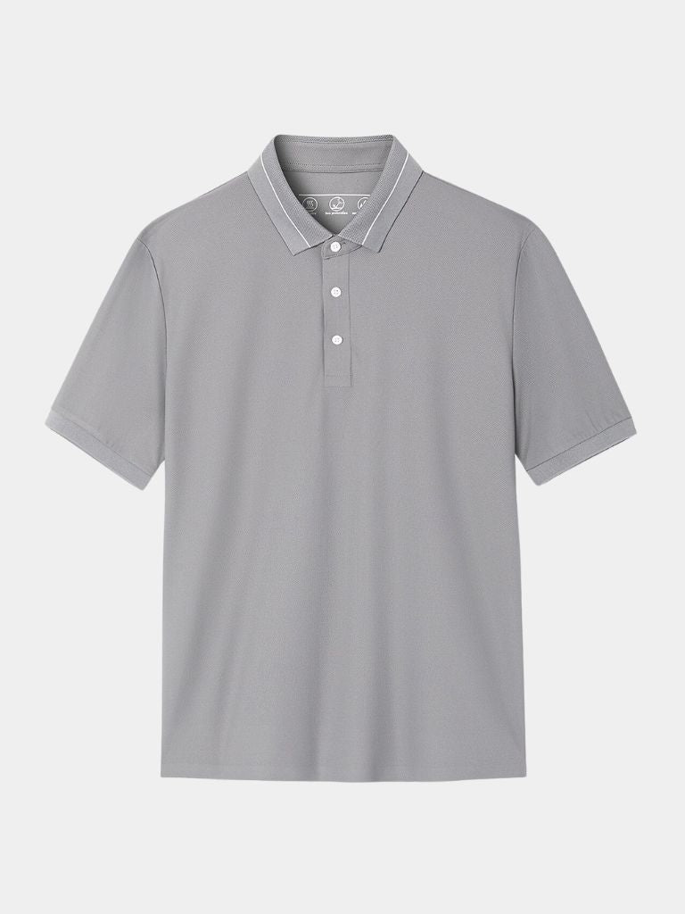 Steel Grey Polo – Crown & Cuff