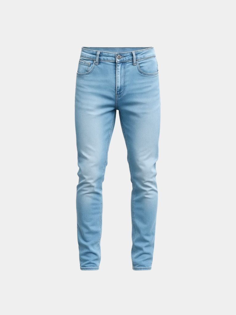 Stretchy Skinny Denim Jeans Trousers - Crown & Cuff