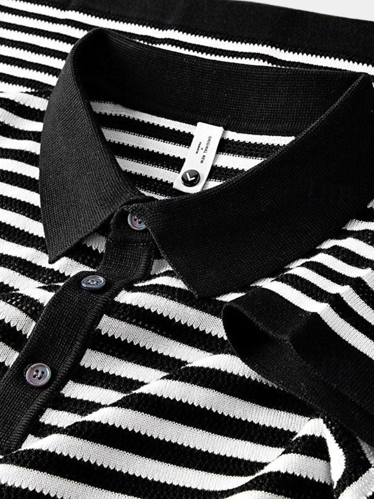 Stripe Class Polo - Crown & Cuff