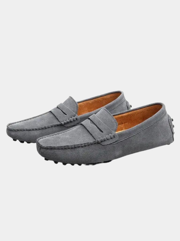 Suede Marina Loafers - Crown & Cuff