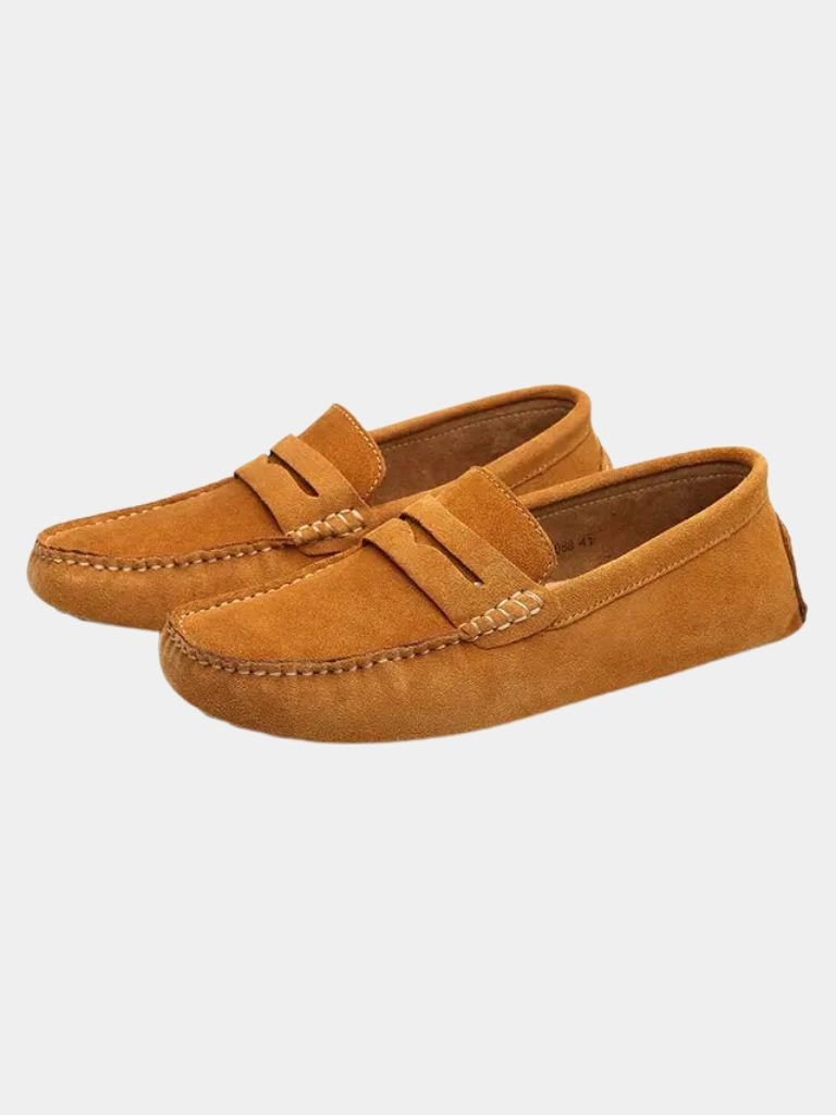 Suede Marina Loafers - Crown & Cuff