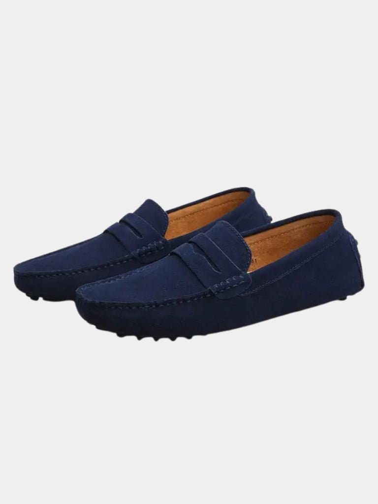 Suede Marina Loafers - Crown & Cuff