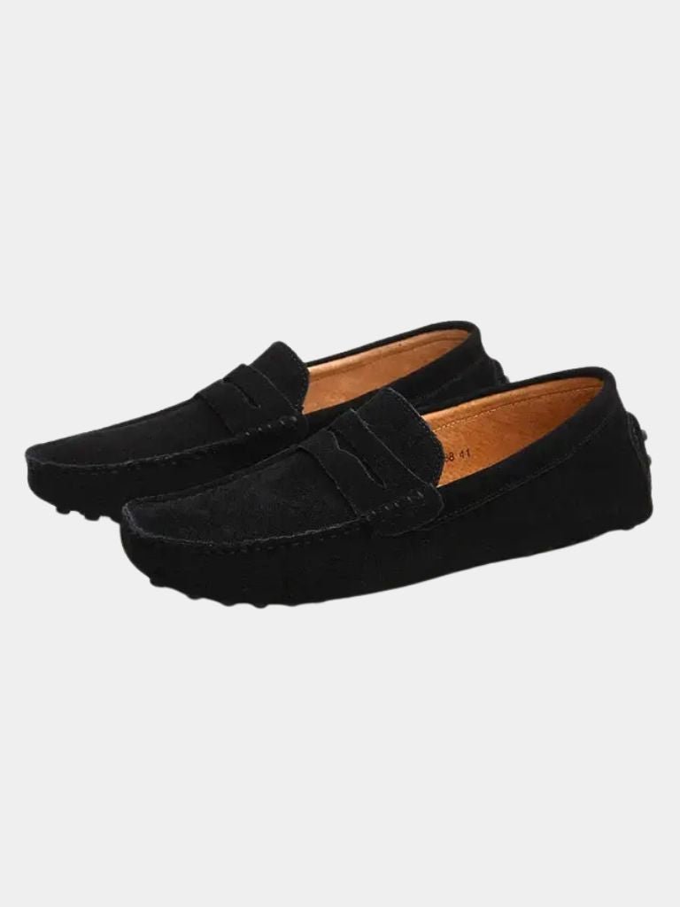 Suede Marina Loafers - Crown & Cuff