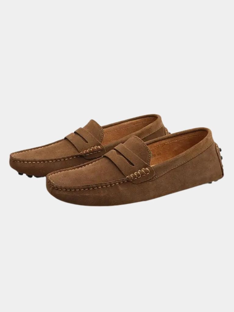 Suede Marina Loafers - Crown & Cuff
