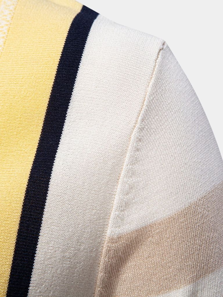 Sundown Stripes Polo – Crown & Cuff