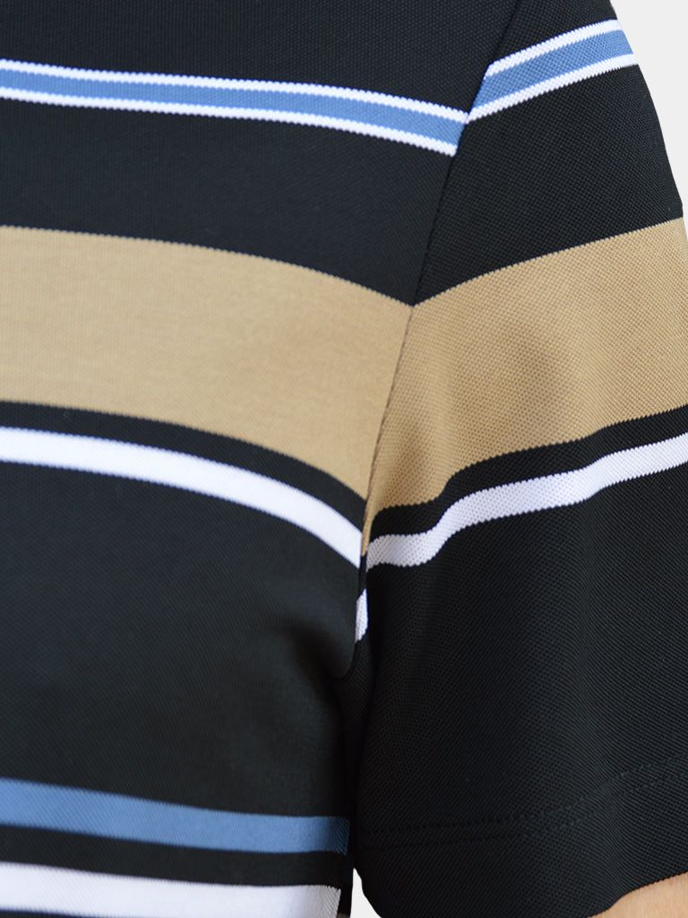 Sunset Stripe Polo – Crown & Cuff