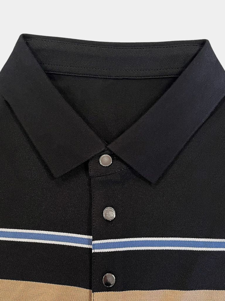 Sunset Stripe Polo – Crown & Cuff