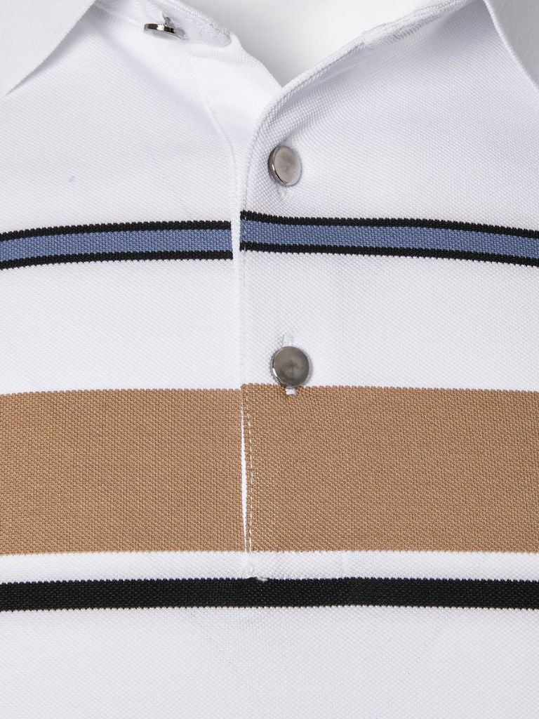 Sunset Stripe Polo – Crown & Cuff