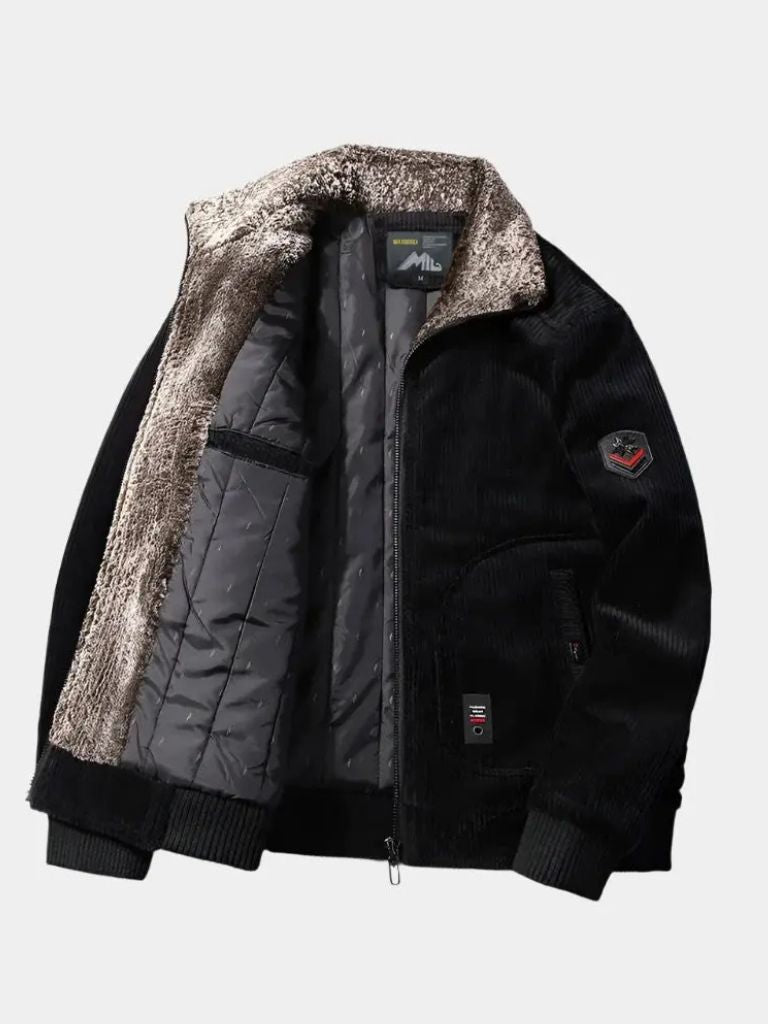 Thermal Windbreaker Corduroy Jacket - Crown & Cuff
