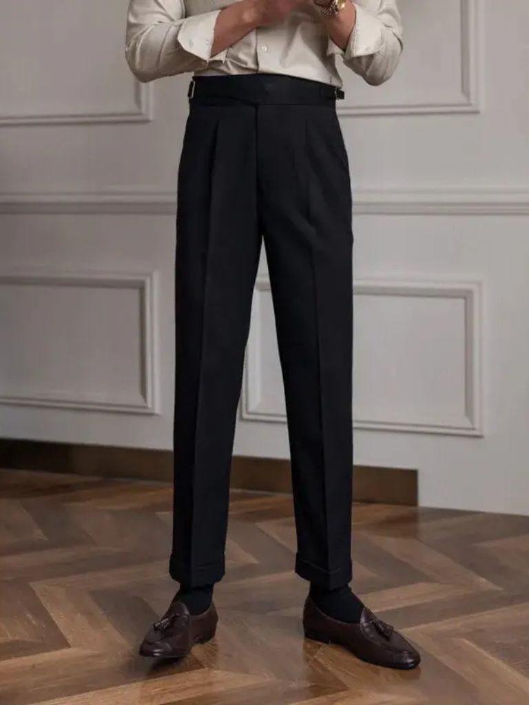 Vintage British Style Trousers - Crown & Cuff