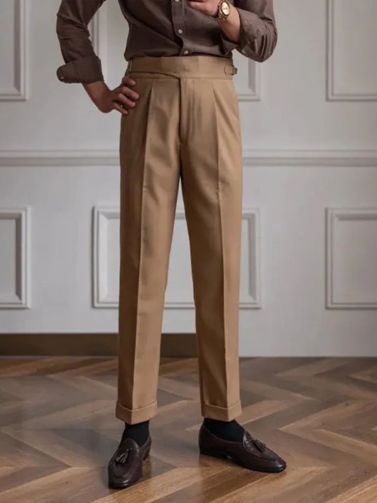 Vintage British Style Trousers - Crown & Cuff