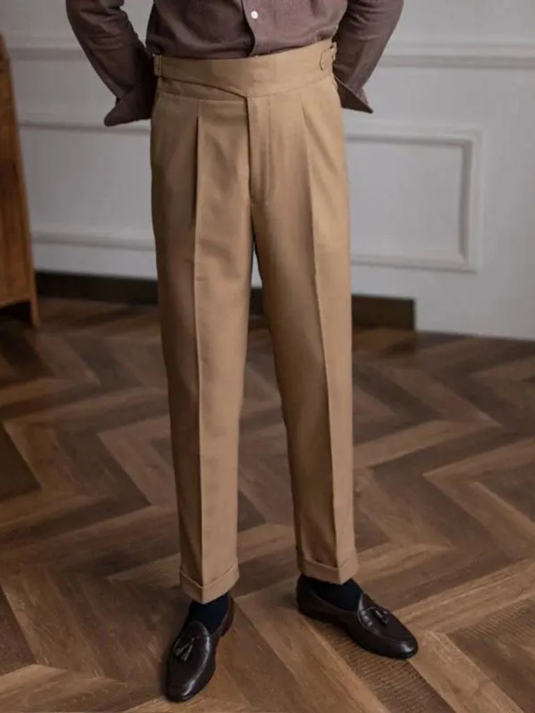 Vintage British Style Trousers - Crown & Cuff