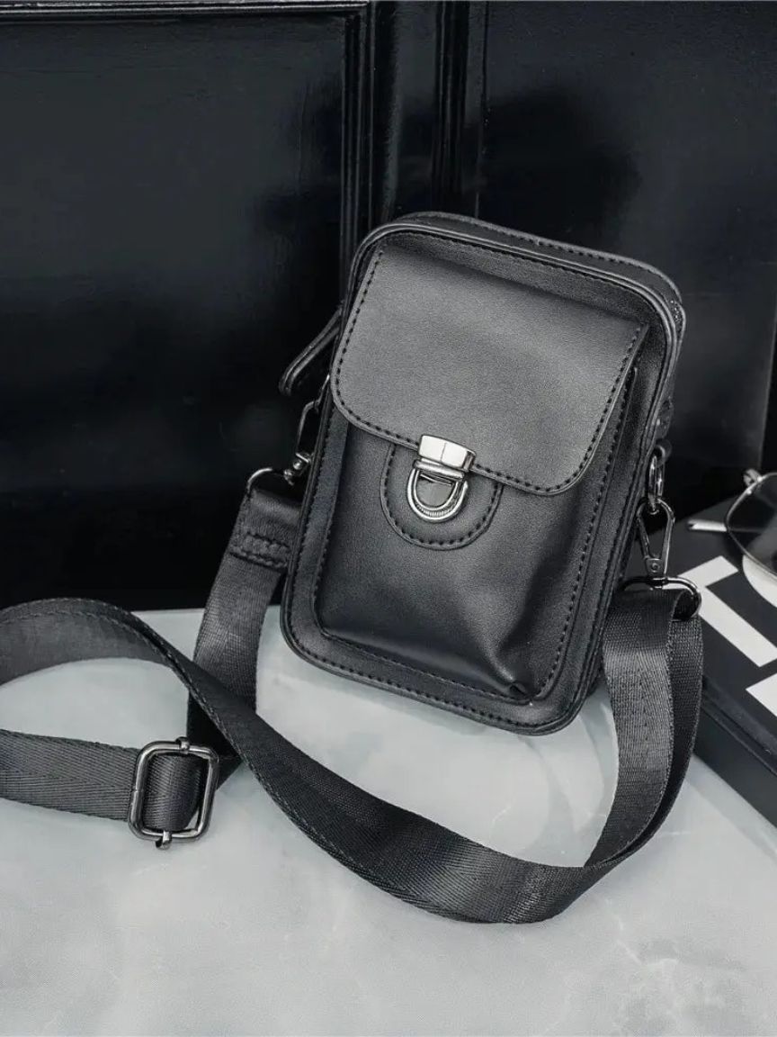 Vintage Mini Leather Crossbody Shoulder Bag - Crown & Cuff