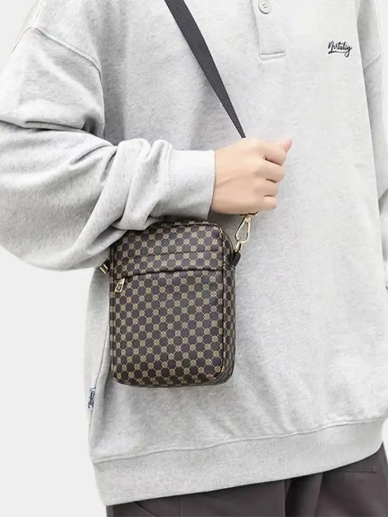 Vintage Pattern Mini Shoulder Bag - Crown & Cuff