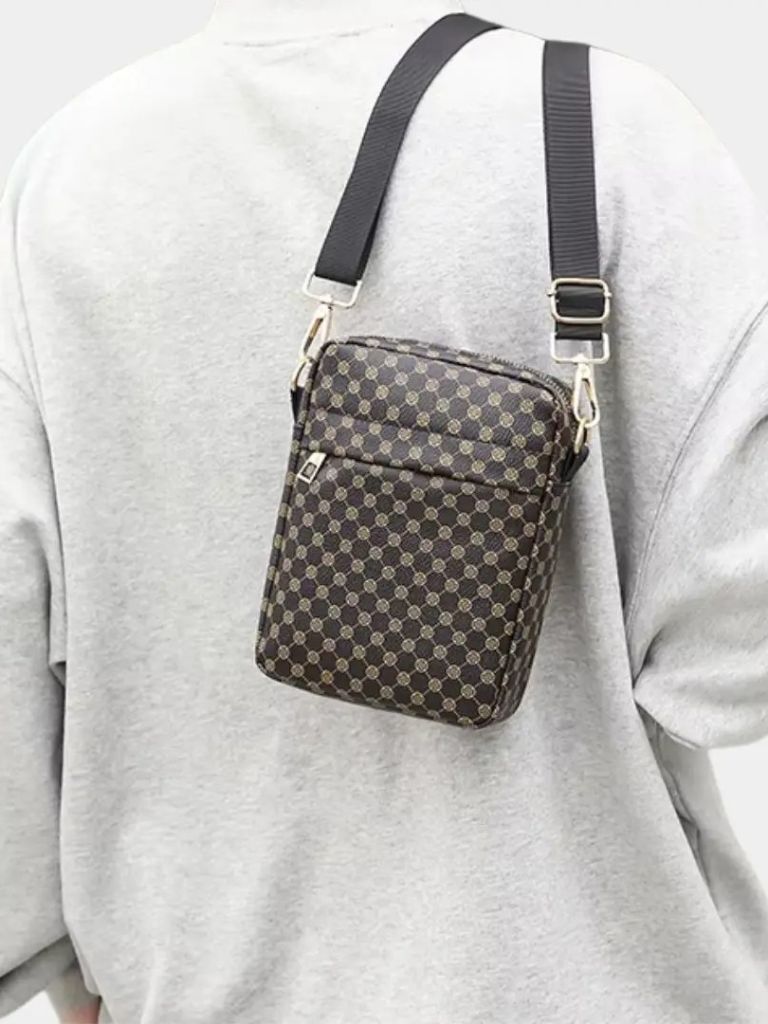 Vintage Pattern Mini Shoulder Bag - Crown & Cuff