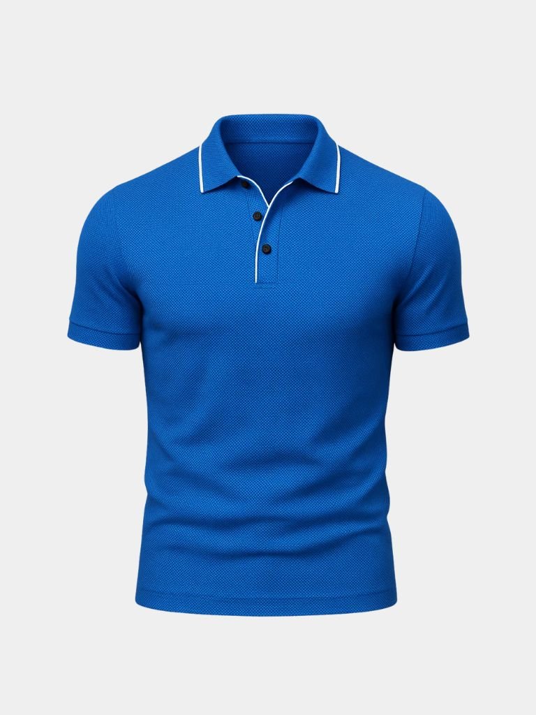 Volt Blue Polo Shirt – Crown & Cuff