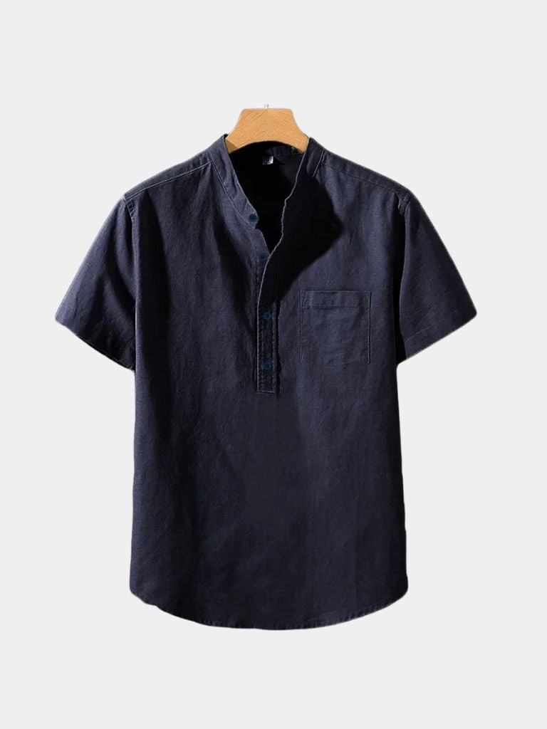 White Wellspring Linen T-Shirt – Crown & Cuff