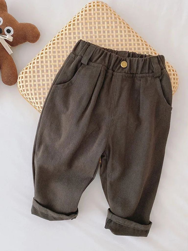 Petit Chevalier Straight Trousers - Crown & Cuff Kids