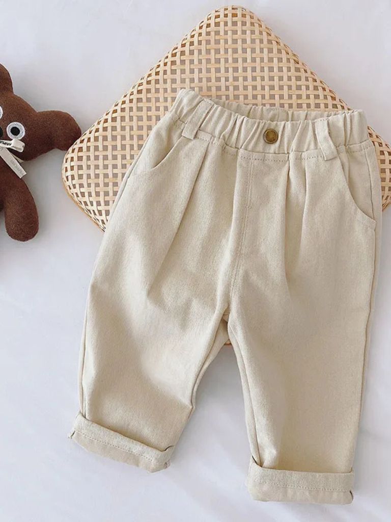 Petit Chevalier Straight Trousers - Crown & Cuff Kids