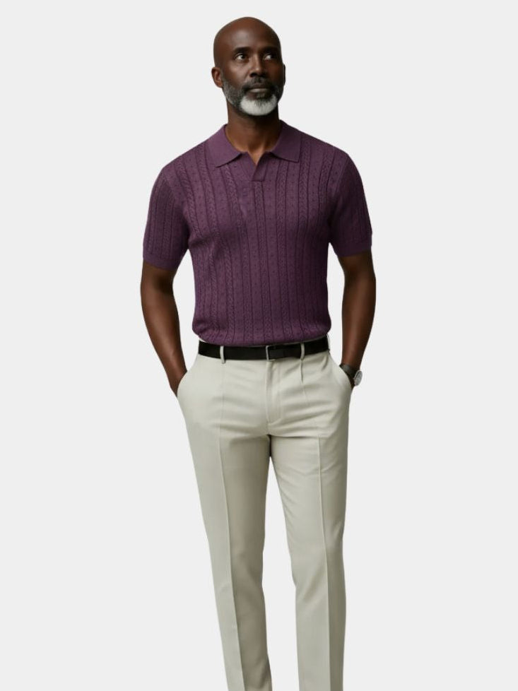 Classic Fit Business Polo Shirt - Crown & Cuff