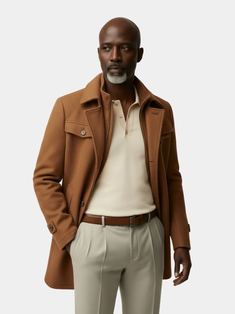 Essential Wool Blend Coat - Crown & Cuff