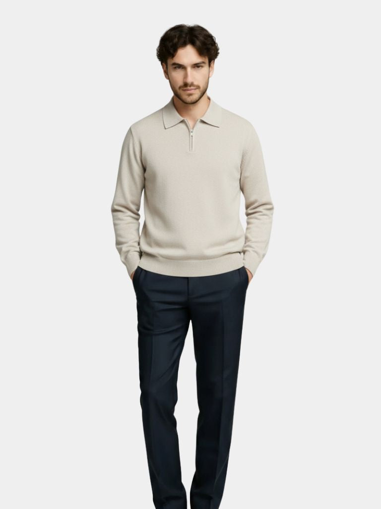 Casual Polo Pullover - Crown & Cuff