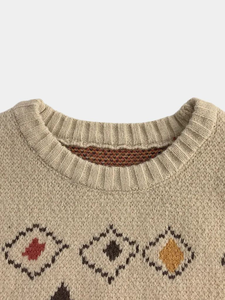 Petit Marquis Retro Knit Sweater - Crown & Cuff Kids
