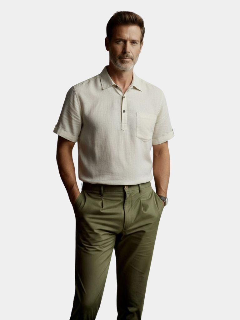 Essential Linen Shirt - Crown & Cuff