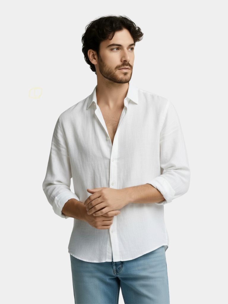 Linen Reverie Summer Shirt - Crown & Cuff