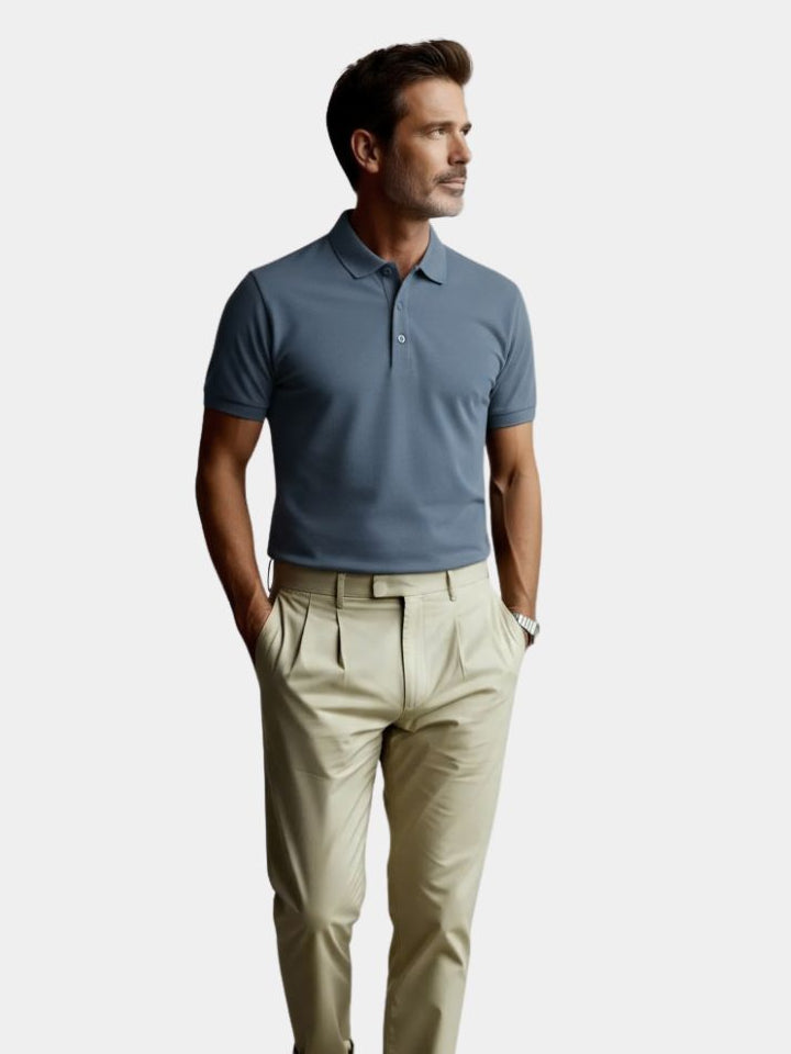 Essential Cotton Polo Shirt - Crown & Cuff