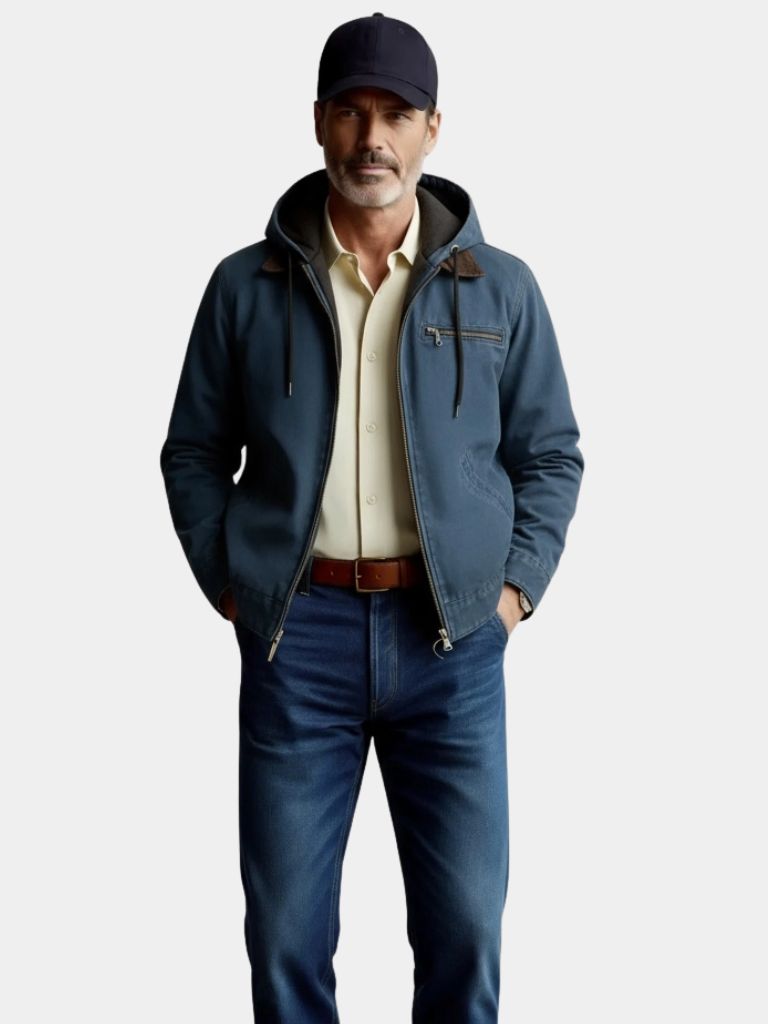 Essential Hooded Work Jacket - Crown & Cuff