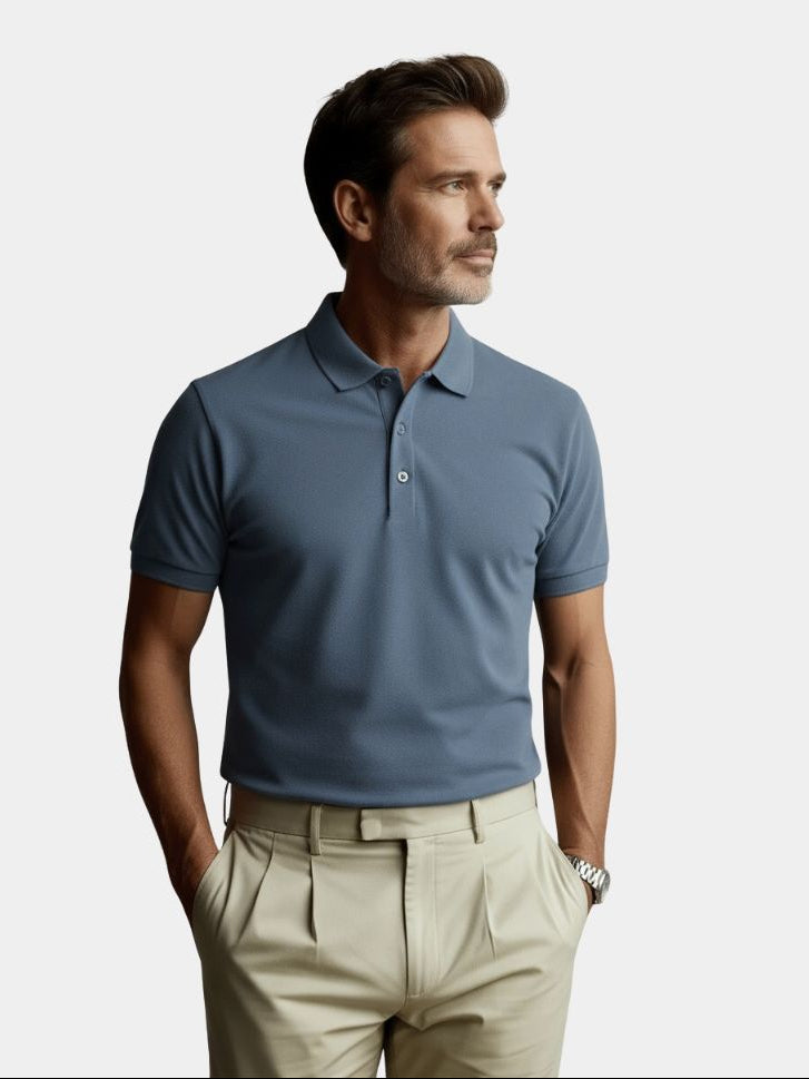 Essential Cotton Polo Shirt - Crown & Cuff