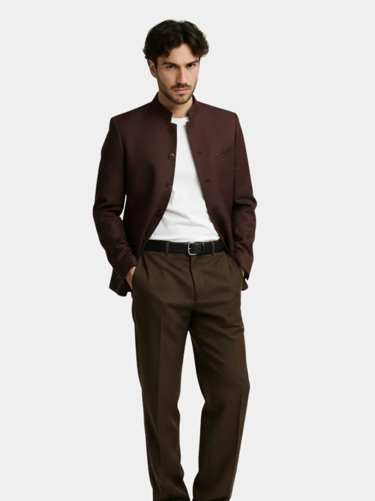 Elegant Collar Jacket - Crown & Cuff