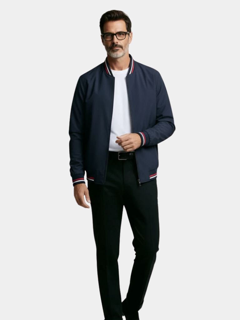 Casual Bomber Jacket - Crown & Cuff