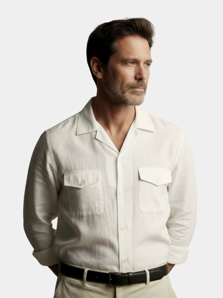 Old Money Long Sleeve Shirt - Crown & Cuff