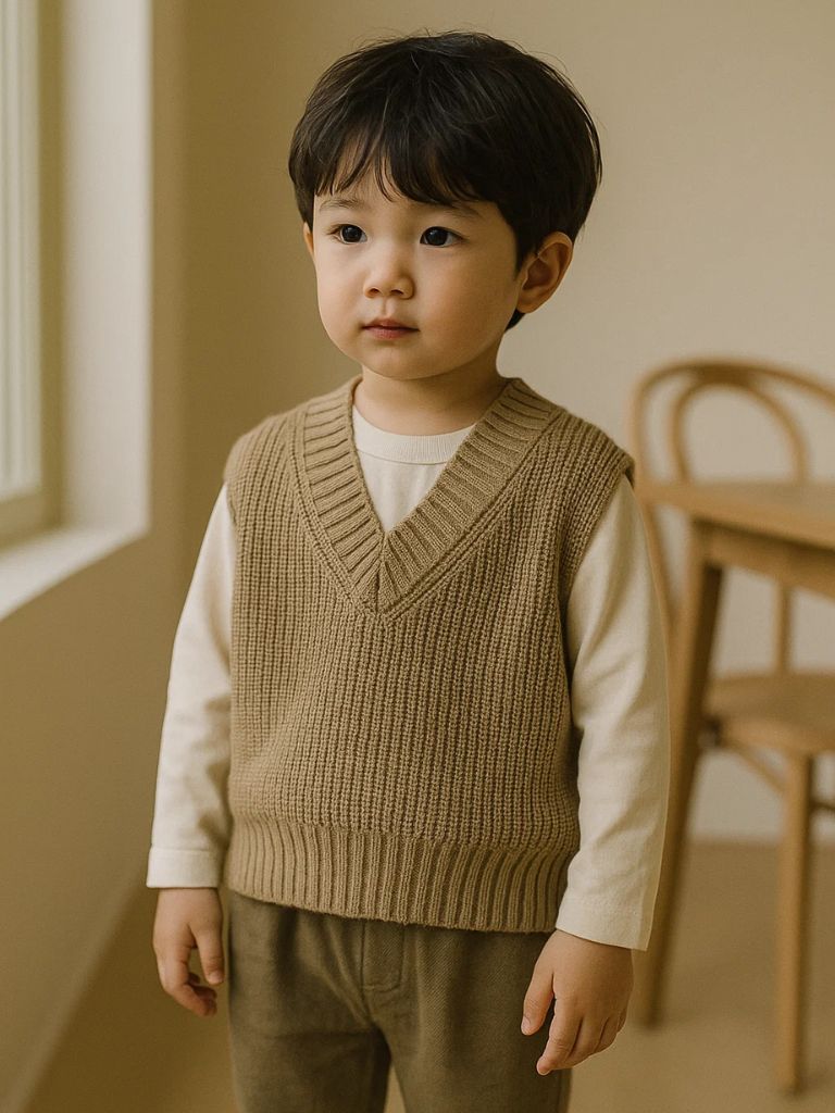 Aristo Court Kids Knit Vest - Crown & Cuff Kids