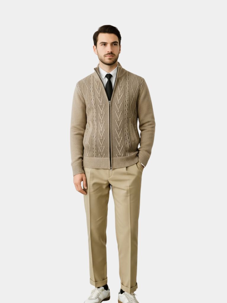 Essential Old Money Knit Sweater - Crown & Cuff