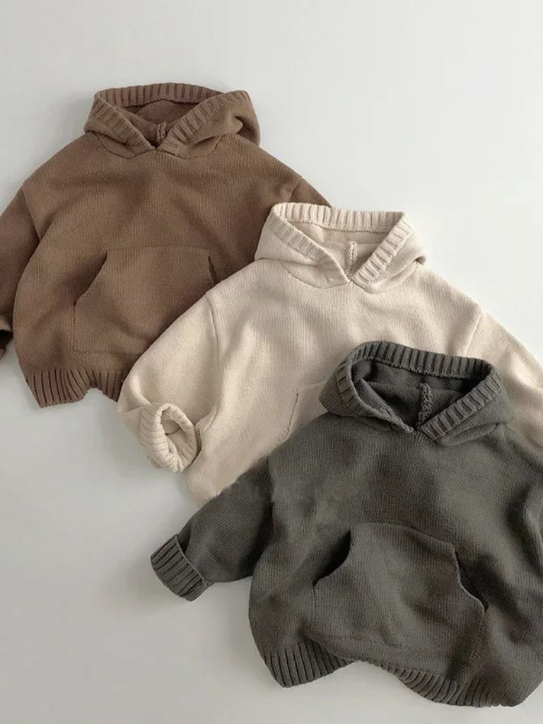 Montclair Kids Heritage Knit Hoodie - Crown & Cuff Kids