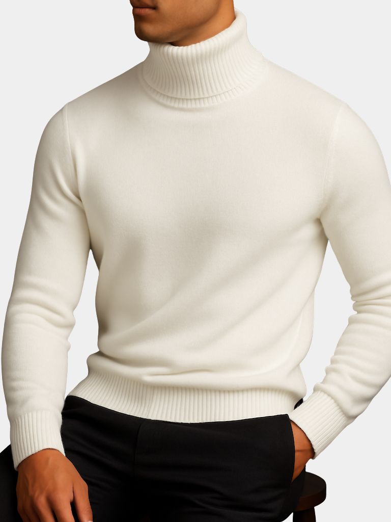 Aurelius Wool Turtleneck - Crown & Cuff