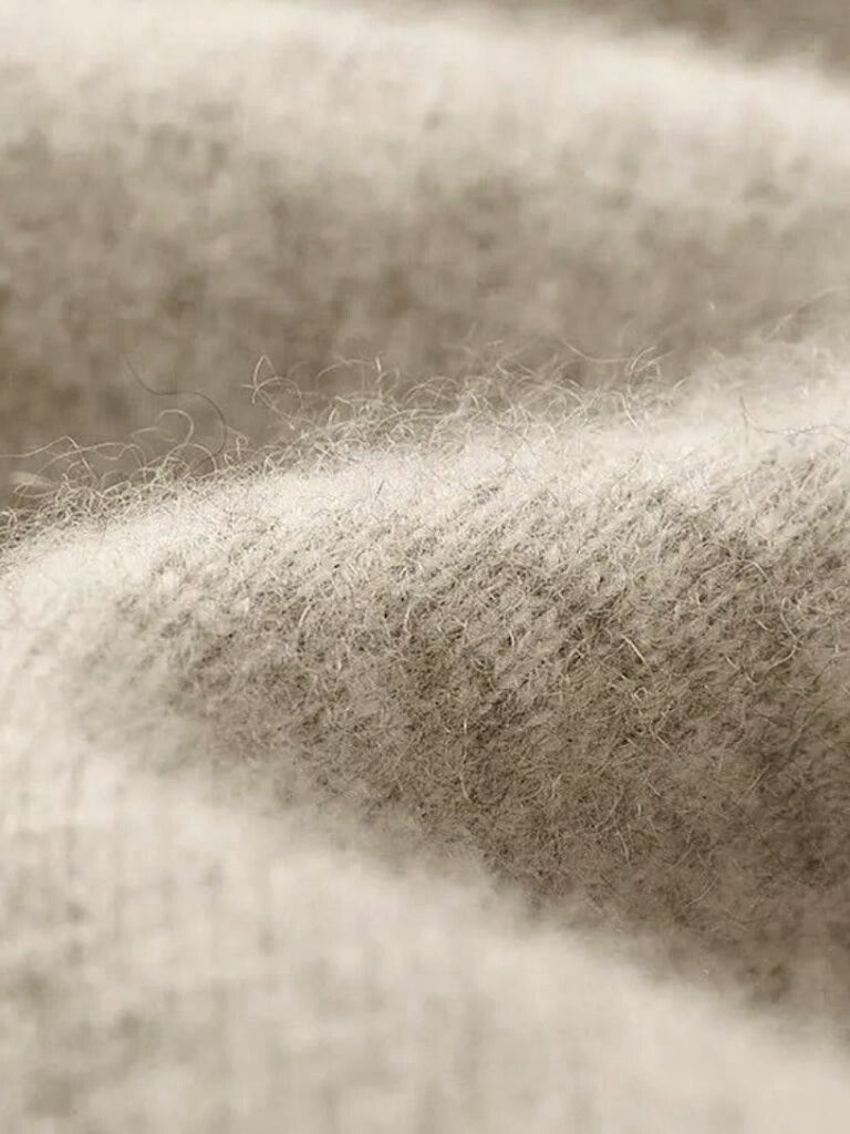 100% Merino Wool V Neck Knitwear Cardigan Sweater - Crown & Cuff