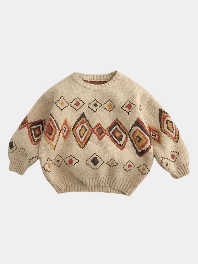 Petit Marquis Retro Knit Sweater - Crown & Cuff Kids