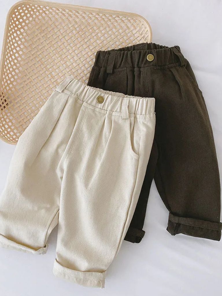 Petit Chevalier Straight Trousers - Crown & Cuff Kids