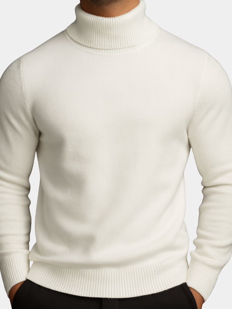 Aurelius Wool Turtleneck - Crown & Cuff
