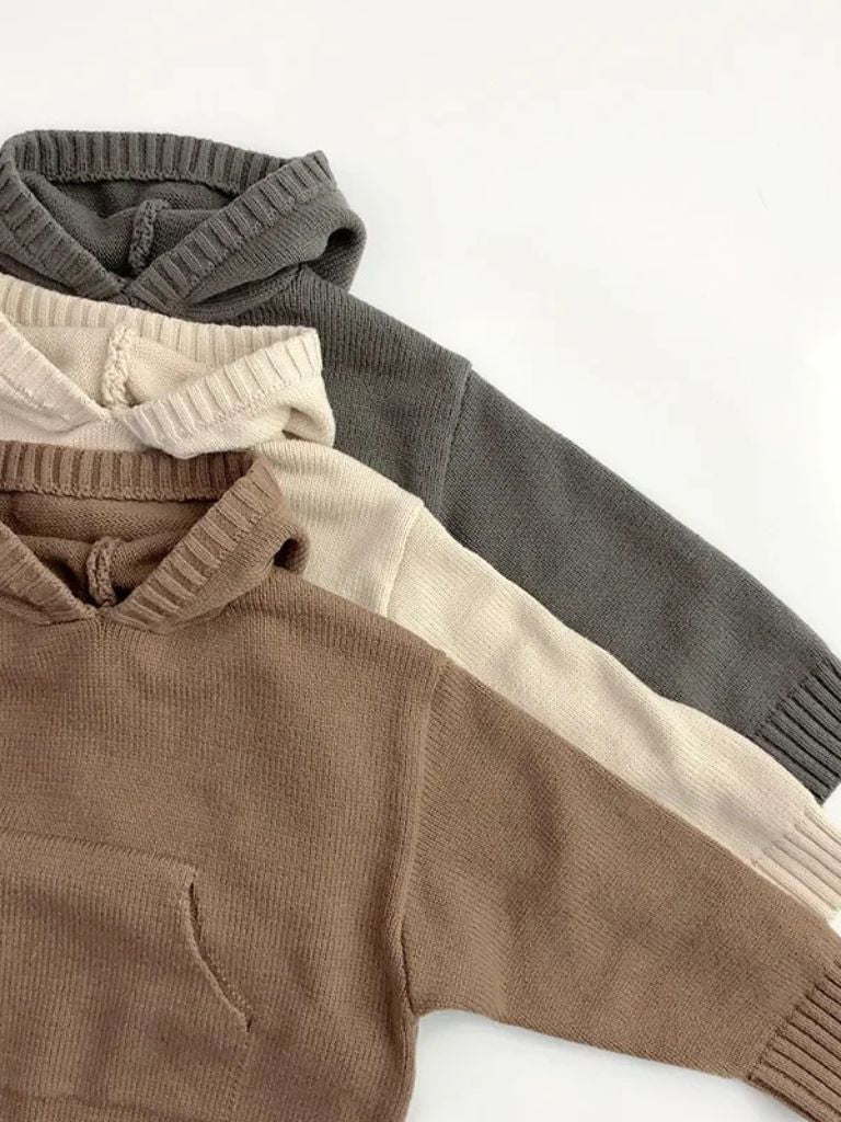 Montclair Kids Heritage Knit Hoodie - Crown & Cuff Kids